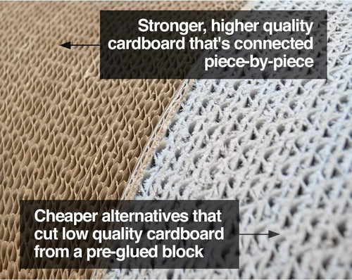 3-Sided Vertical Cat Scratching Post, 18In X 10.5In X 15.9In