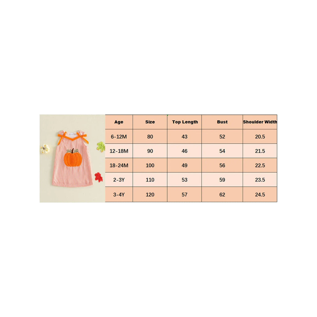 Adorable Halloween Dress for Your Little Princess! 🎃👗 Perfect Striped Pumpkin Style for Toddlers 6M-4T with Cute Bows! 🍂✨
