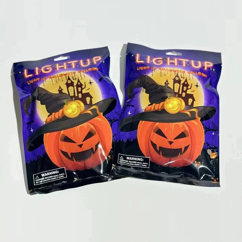 Spook-tacular 5/10 Pack of Halloween Pumpkin Balloons for Your Festive Decor! 🎃🎈✨