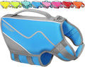 Dog Life Vest Neoprene Dog Swim Vest, XS, Cyra Blue