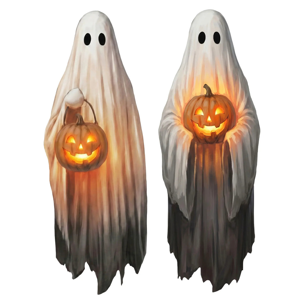 Get Your Spooky On with Our Big Smooth Ghost Window Clings! Perfect for Indoor & Outdoor Halloween Decor! 🎃👻 #HalloweenVibes #SpookySeason