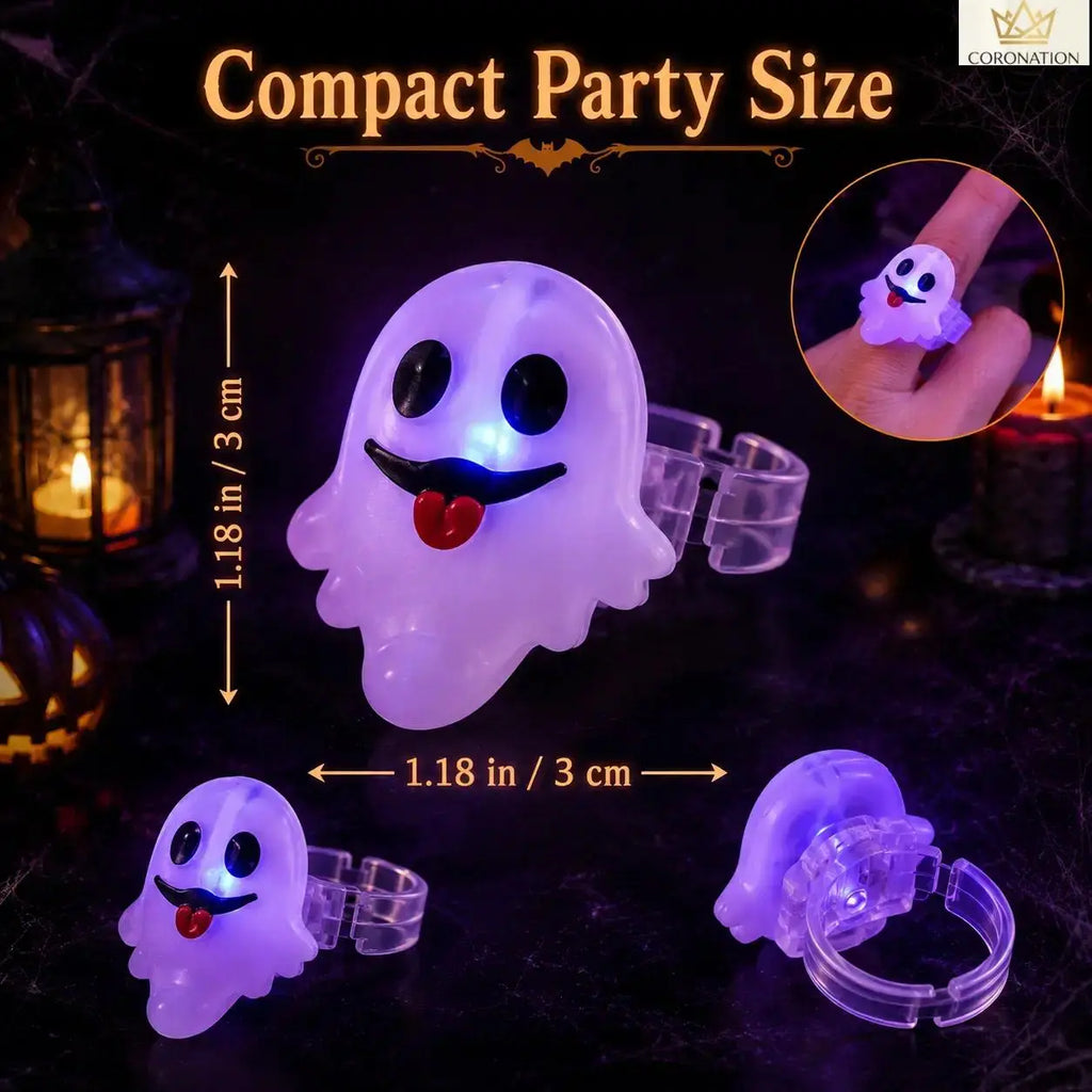 Light Up Your Halloween with 50 Colorful LED Rings! Perfect for Trick-or-Treating & Spooky Fun! 🎃✨👻💀 #HalloweenVibes #PartyFavors