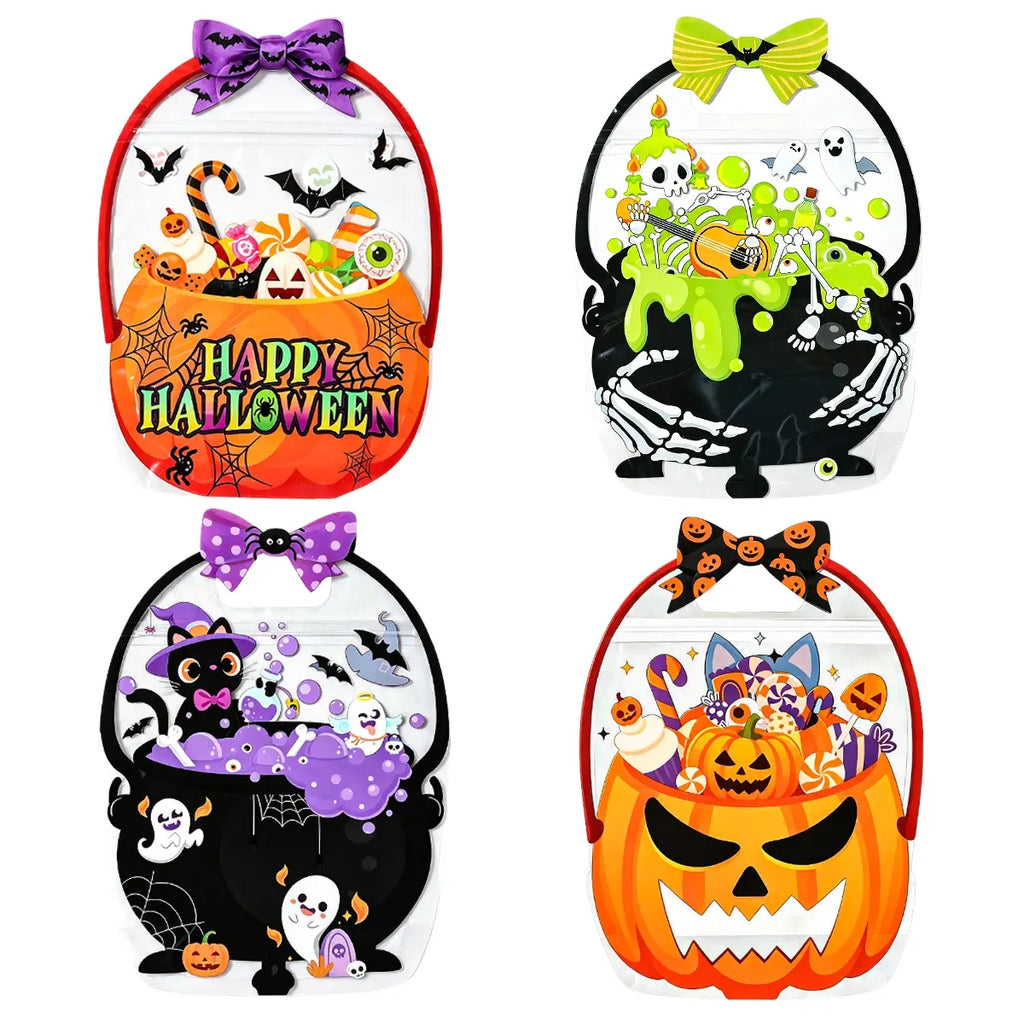 Spook-tacular 20 Pcs Halloween Gift Bags 🎃👻 Perfect for Treats, Classroom Snacks & Party Favors! Ideal for Students, Teachers & Neighbors!
