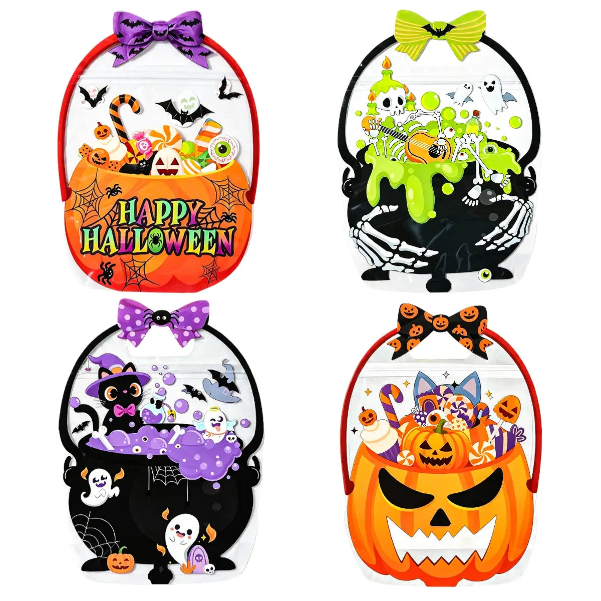 Spook-tacular 20 Pcs Halloween Gift Bags 🎃👻 Perfect for Treats, Classroom Snacks & Party Favors! Ideal for Students, Teachers & Neighbors!