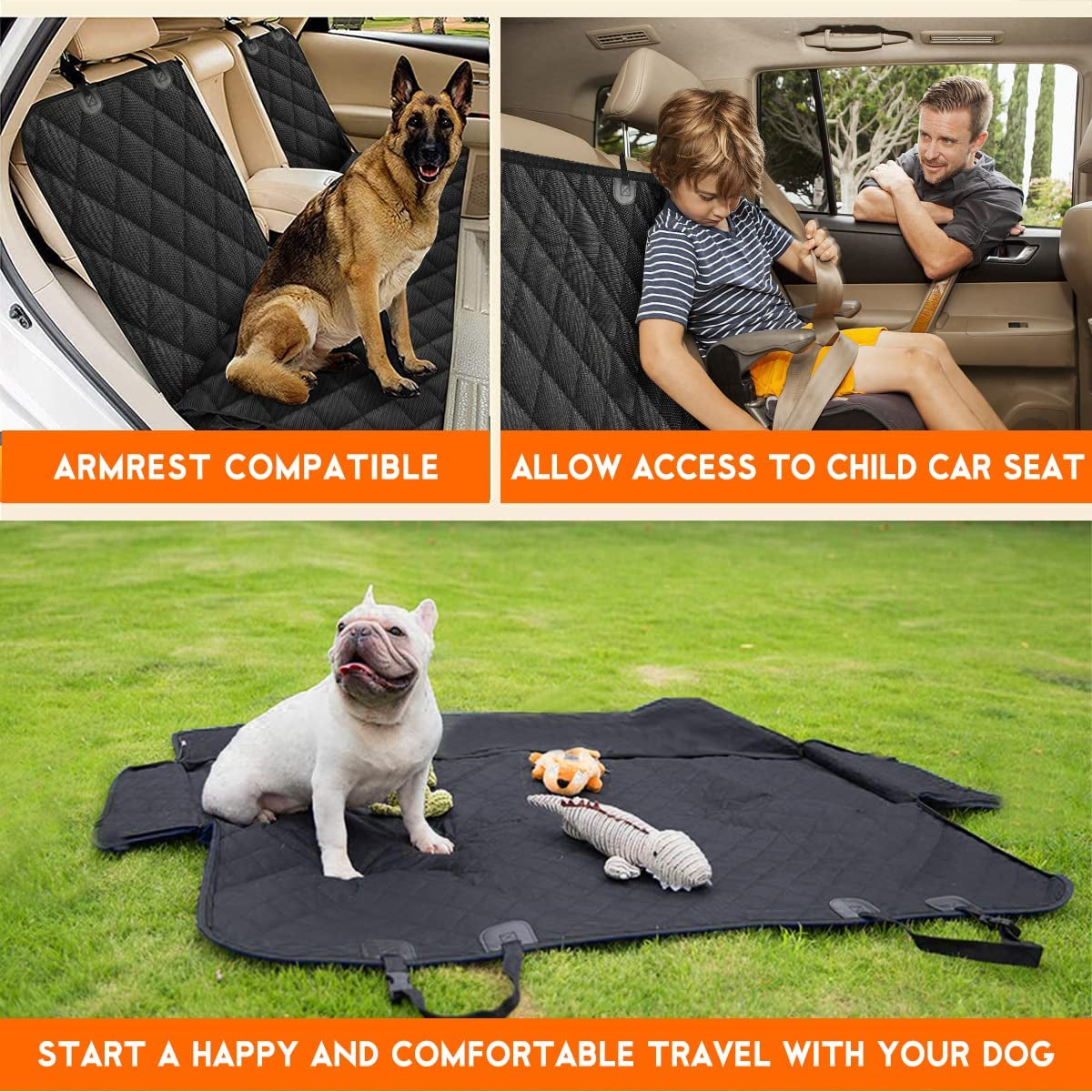 Keep Your Car Clean with Our Dog Car Seat Cover! 🐾🚗 Perfect for Pet Adventures!