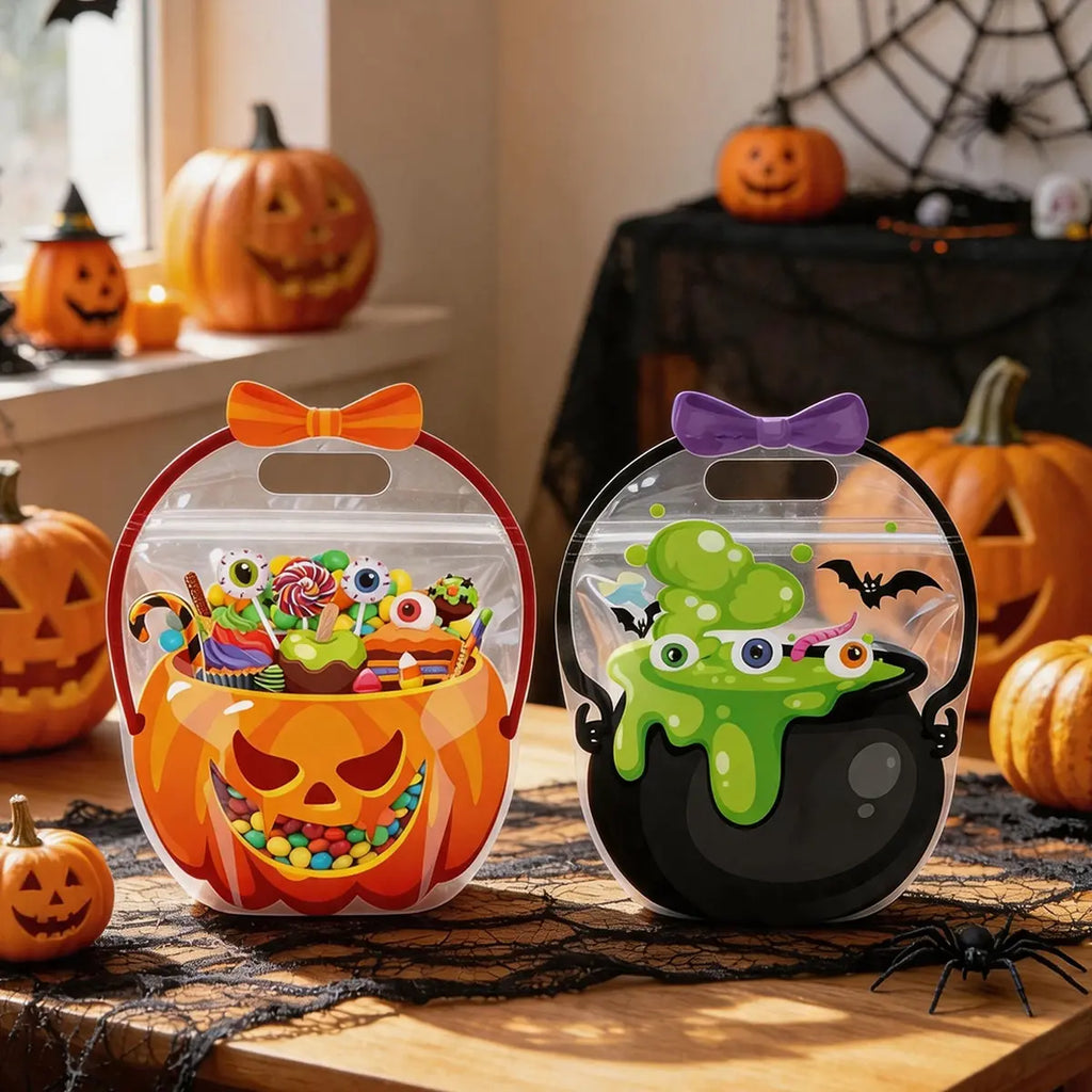 Spook-tacular 20 Pcs Halloween Gift Bags 🎃👻 Perfect for Treats, Classroom Snacks & Party Favors! Ideal for Students, Teachers & Neighbors!