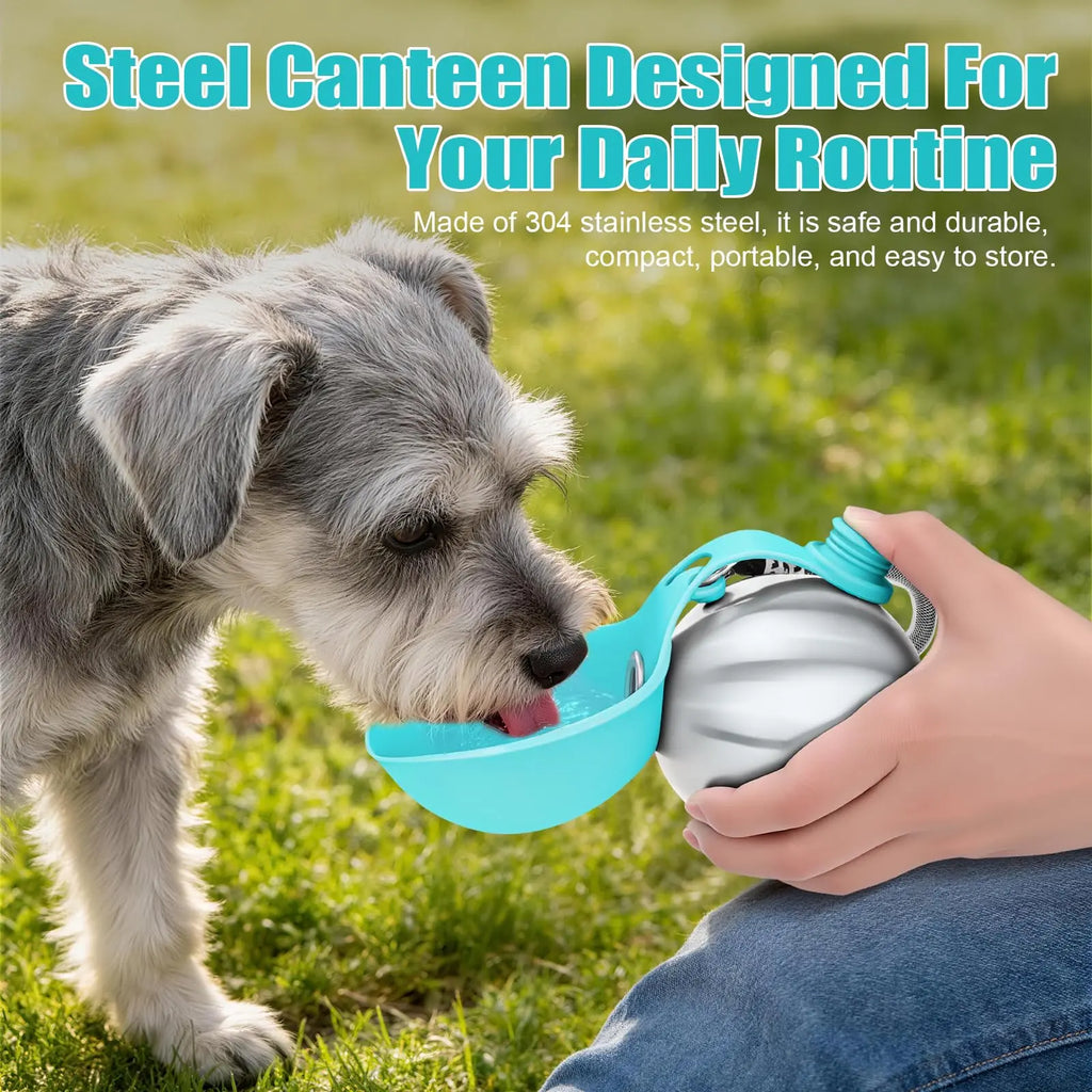 Stay Hydrated on the Go! 🐾💧 Check out the Lumikata 2-in-1 Portable Tumbler for Dogs - Perfect for Walks with Your Furry Friend! 🐶✨ #DogLovers #PetEssentials
