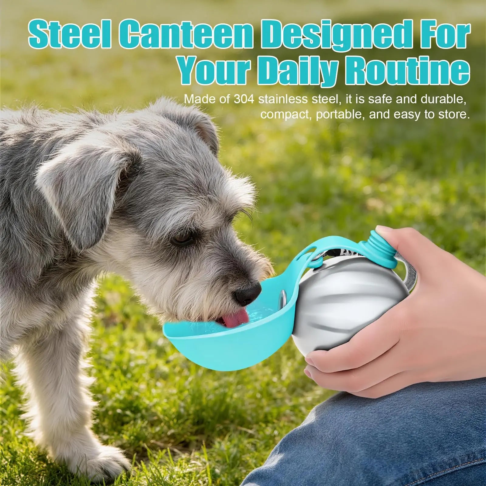 Stay Hydrated on the Go! 🐾💧 Check out the Lumikata 2-in-1 Portable Tumbler for Dogs - Perfect for Walks with Your Furry Friend! 🐶✨ #DogLovers #PetEssentials