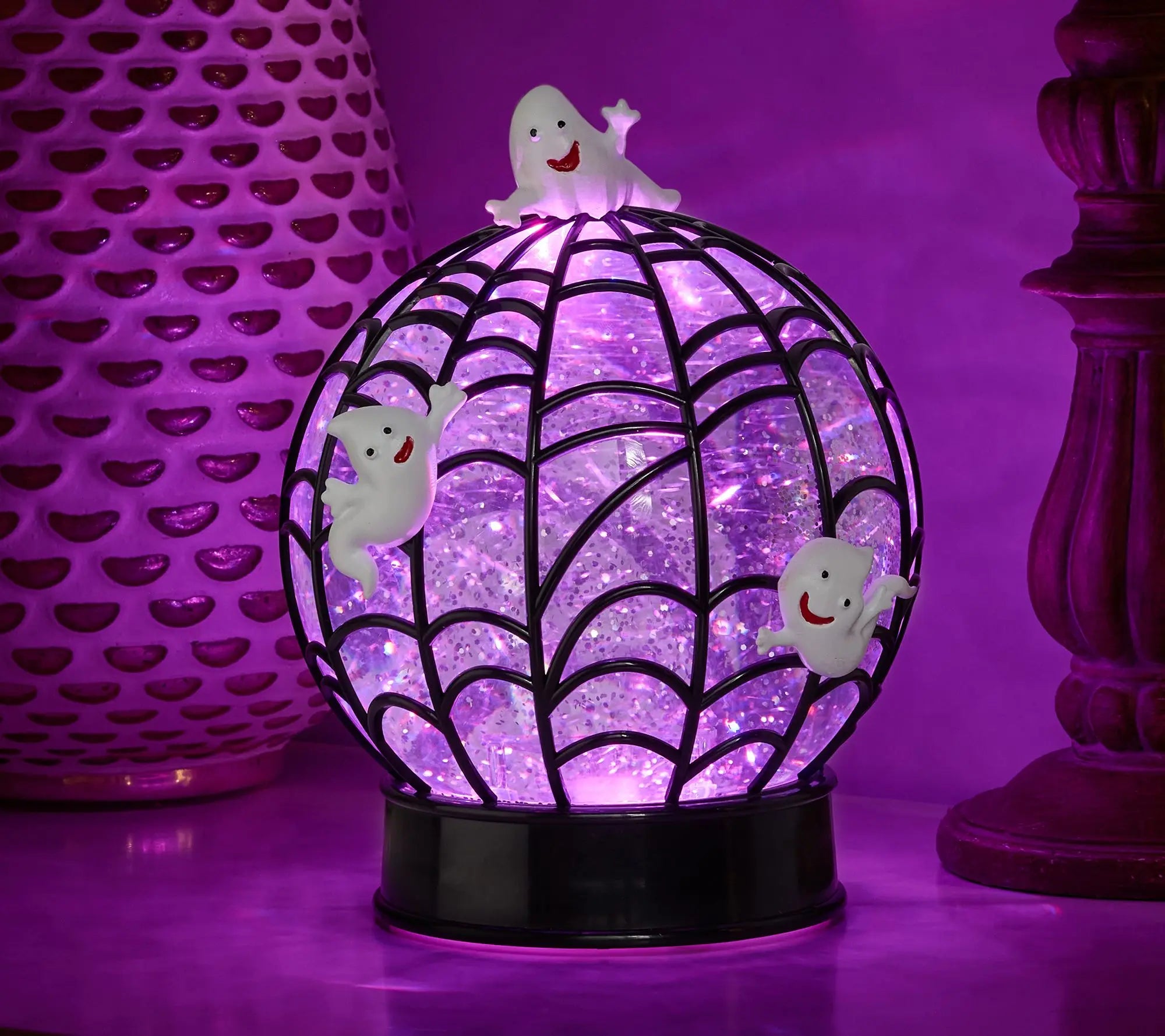 Light Up Your Halloween with Valerie's 7" Glittering Sphere! 🎃✨