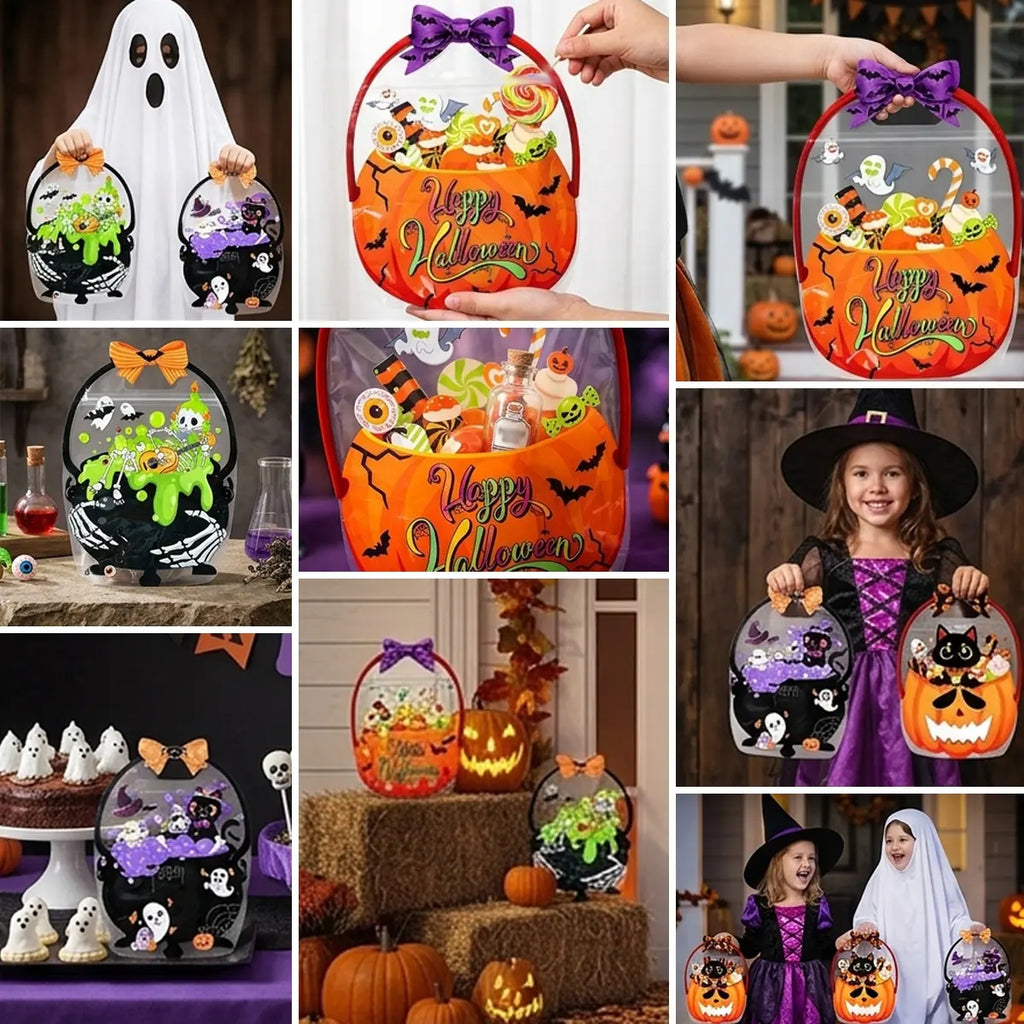 Spook-tacular 20 Pcs Halloween Gift Bags 🎃👻 Perfect for Treats, Classroom Snacks & Party Favors! Ideal for Students, Teachers & Neighbors!
