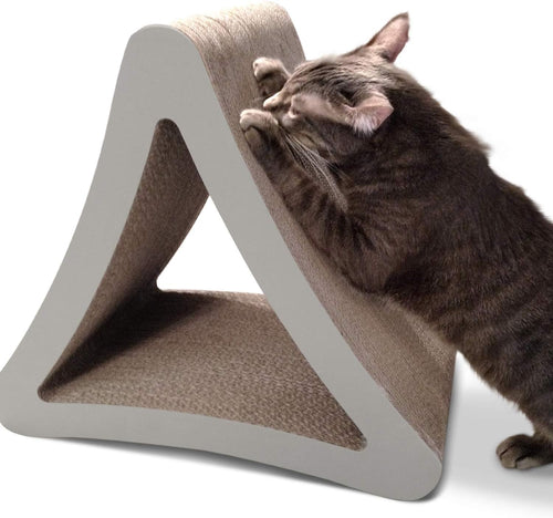 3-Sided Vertical Cat Scratching Post, 18In X 10.5In X 15.9In