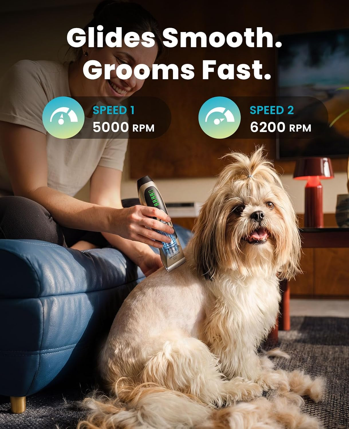 Groom Your Furry Friends with Our LED Display Dog & Cat Clippers! 🐾✨