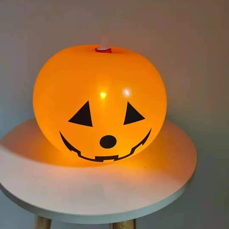 Spook-tacular 5/10 Pack of Halloween Pumpkin Balloons for Your Festive Decor! 🎃🎈✨