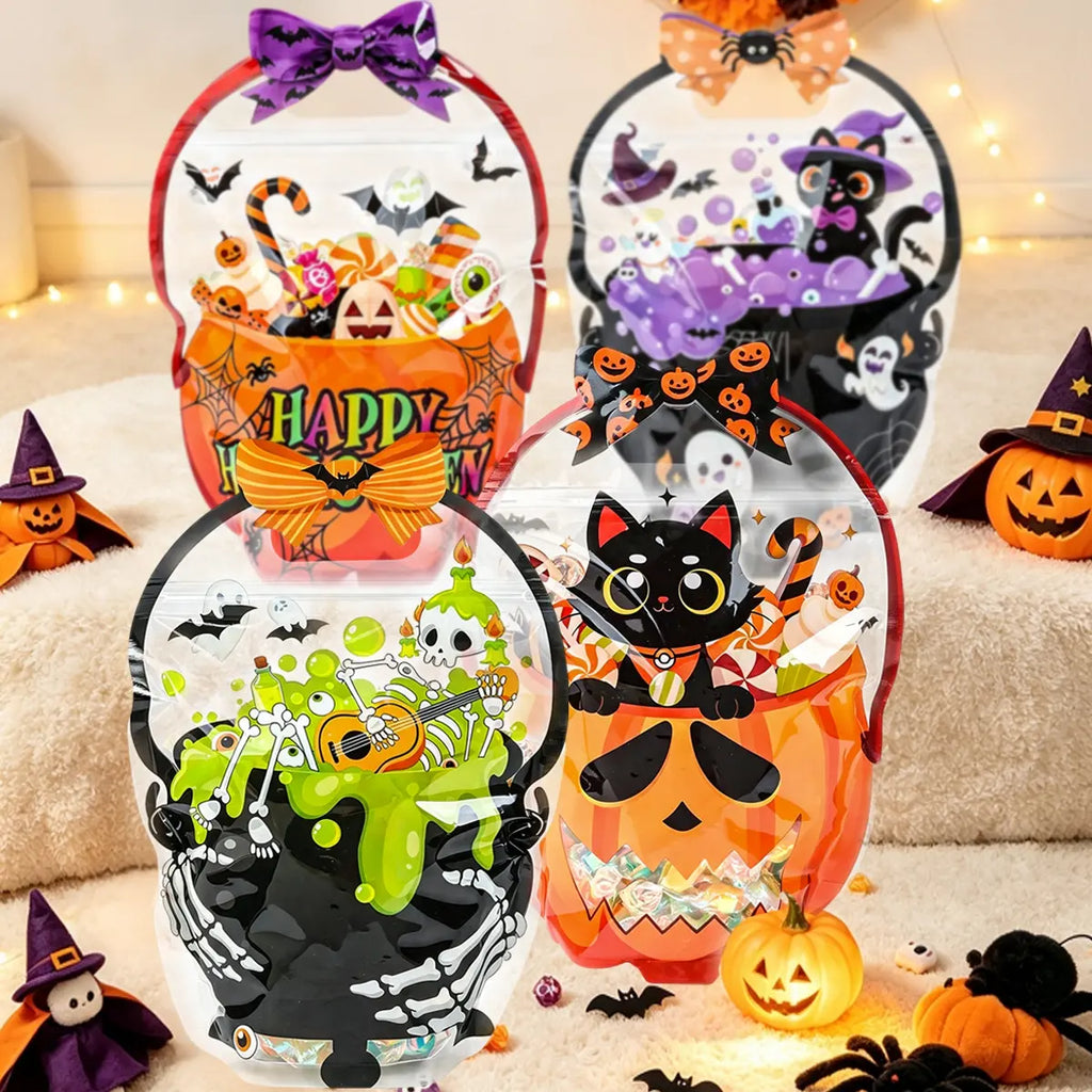 Spook-tacular 20 Pcs Halloween Gift Bags 🎃👻 Perfect for Treats, Classroom Snacks & Party Favors! Ideal for Students, Teachers & Neighbors!