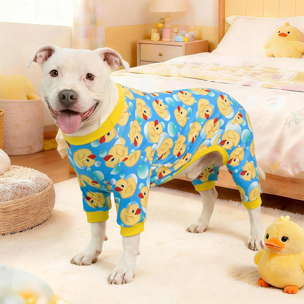 Snuggle Up Your Big Pup! 🐾🎉 XPUDAC 8XL Dog Onesie Pajamas - Cozy, Fun, and Perfect for Every Season! 🍉🐶 #DogFashion #PetComfort